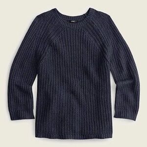 J Crew 100% Linen Navy Open-Knit Women’s Beach Sweater XS
